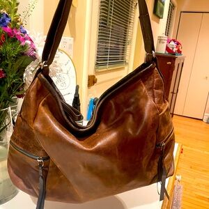 Rough & Tumble Leather Pillow Shoulderbag